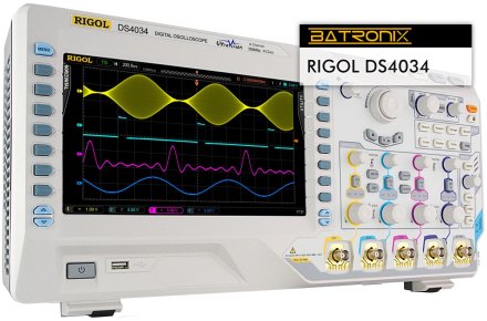 DS4034 Цифровой запоминающий осциллограф (4 канала; 350 МГц)
