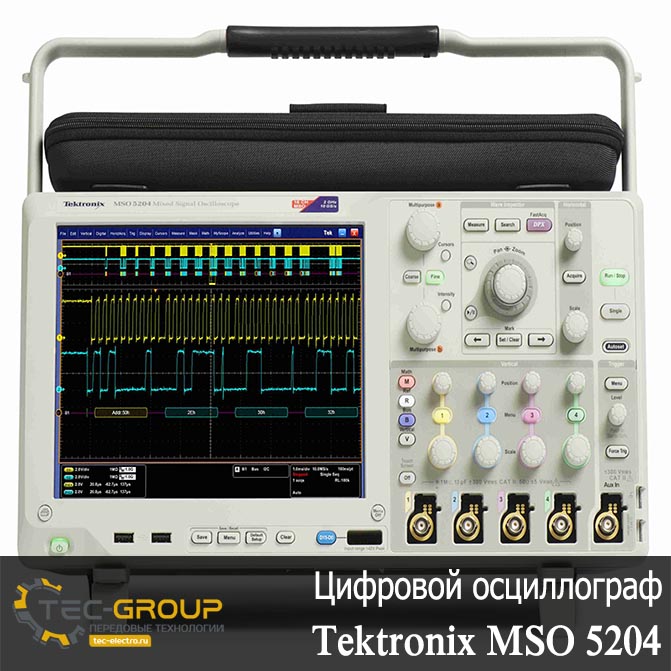MSO5204 Осциллограф цифровой смешанных сигналов (4+16 каналов; 2000 МГц)
